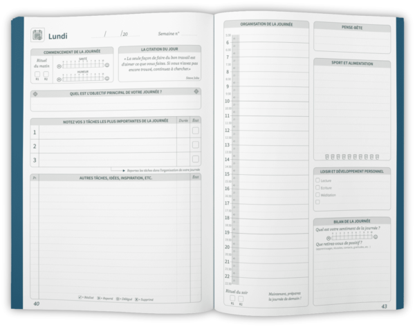 Effi-Book / 1 agenda pour un trimestre d'efficacité – Image 2
